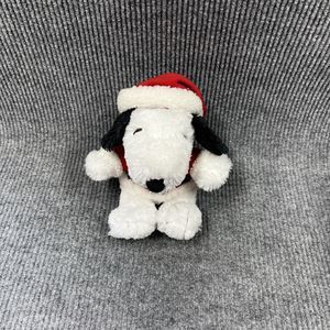 Hallmark Snoopy Santa‎ Christmas 9" Plush Peanuts Santa Embroidered Eyes Jingle